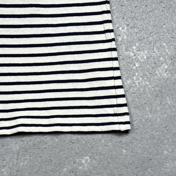 Apiece Apart Top Womens Size XS White Blue Striped Pocket Tunic 100% Cotton - Picture 5 of 13